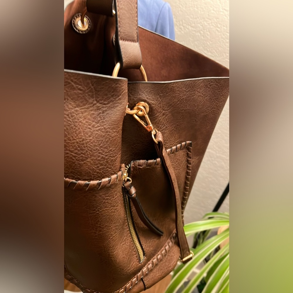 Vegan leather boho bag